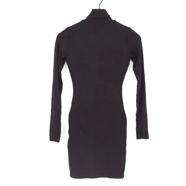 Naked Wardrobe Black Turtleneck Long Sleeve Bodycon Mini Dress Small - Image 4