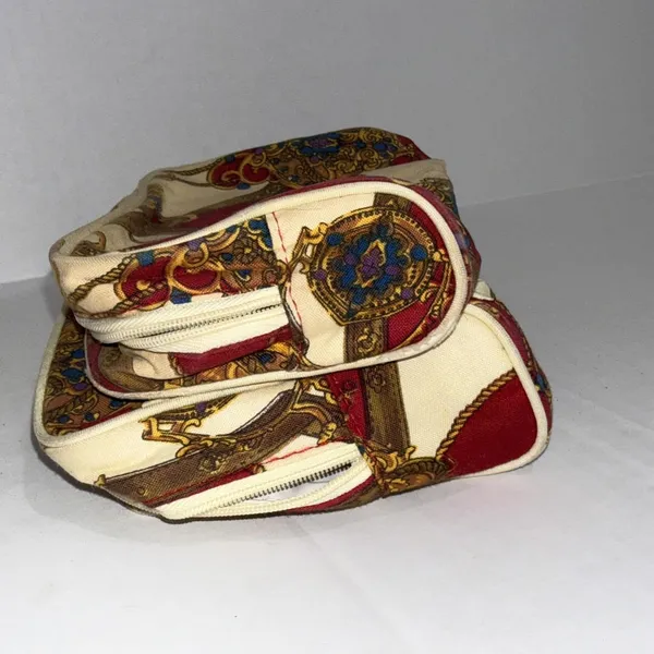 Vintage‎ 1993 Revlon Equestrian Designer Travel Makeup Cosmetics Regal Bag Set - Image 4