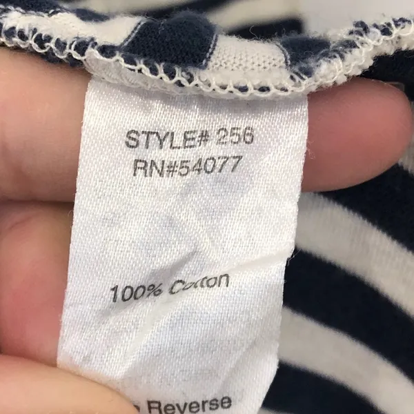 CABI bengal stripe asymmetrical hem top - Image 6