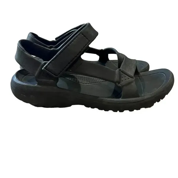 Teva Hurricane Drift Sandals Black Unisex‎ Size 11W/9M Outdoor Casual - Image 8