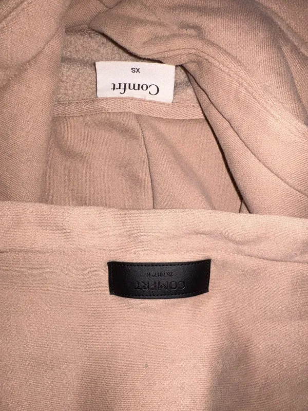 Comfrt Coordinate Unisex Sand Hoodie-XS - Image 5