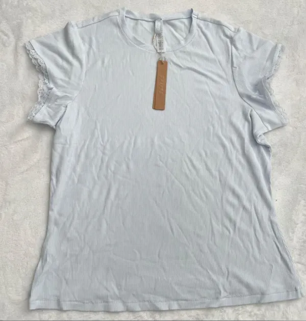SKIMS Soft Lounge Lace T-Shirt L - Image 4