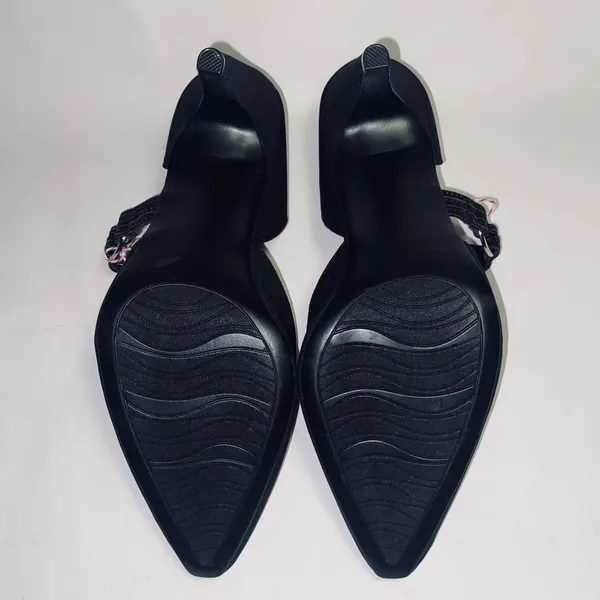 IMPO Heels - Black w/Silver Size 5.5  - Image 7