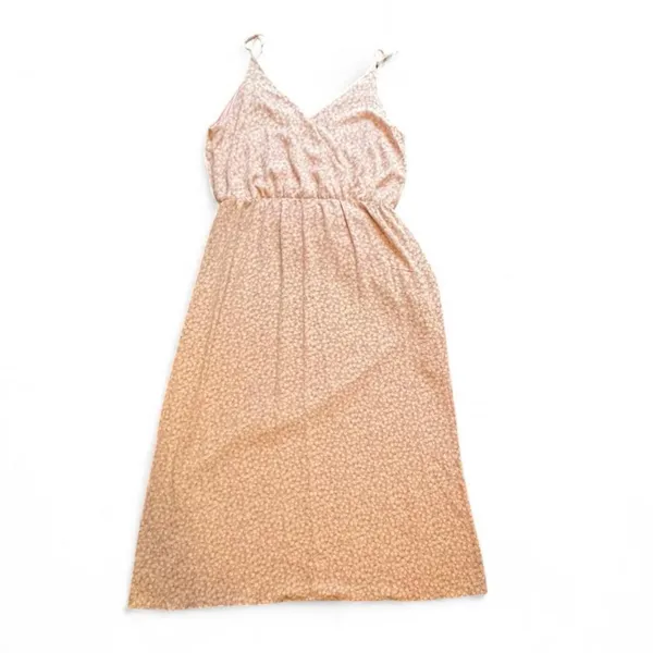 Sienna Sky Women's L Pink Floral Easter Spring Summer Sleeveless Slip Sun Dress - Image 3