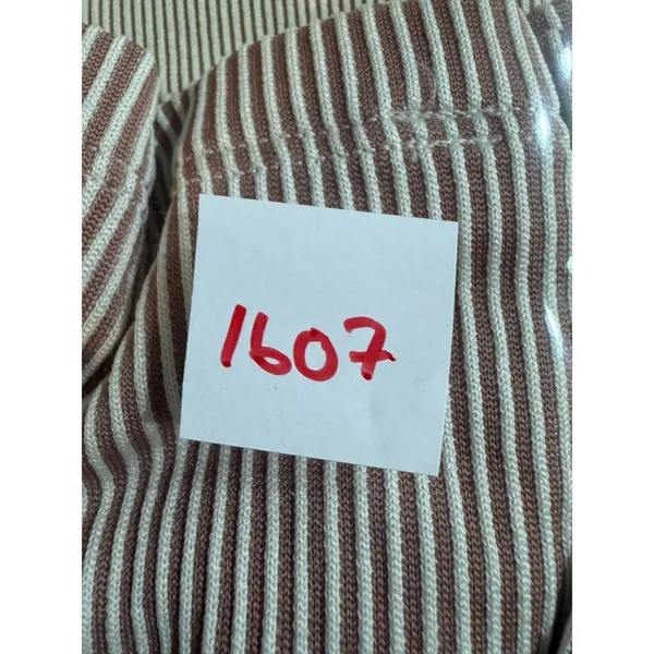 Nike Air Striped Knit‎ Mini Skirt Tan Brown Casual Athletic Women's XS ribbed - Image 8