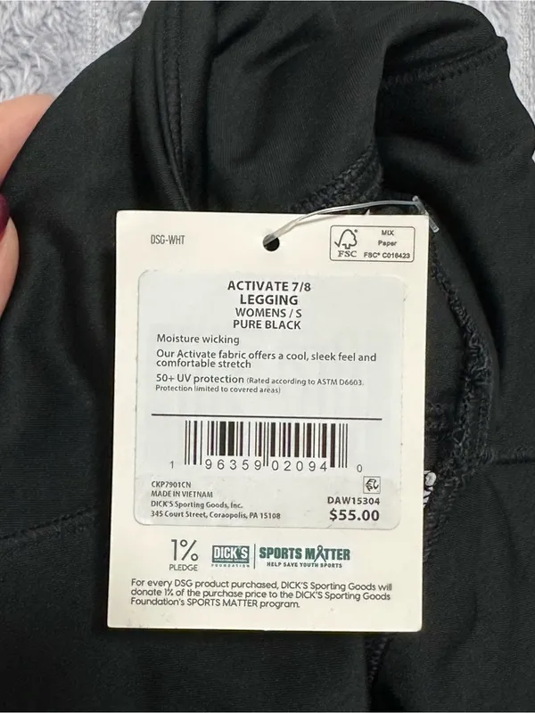 DSG Activate High-Rise 7/8 Leggings with Pockets - Size S - Image 6