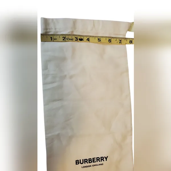 Burberry Dust Cover Cloth Storage Bag Pouch Travel Green - Image 4