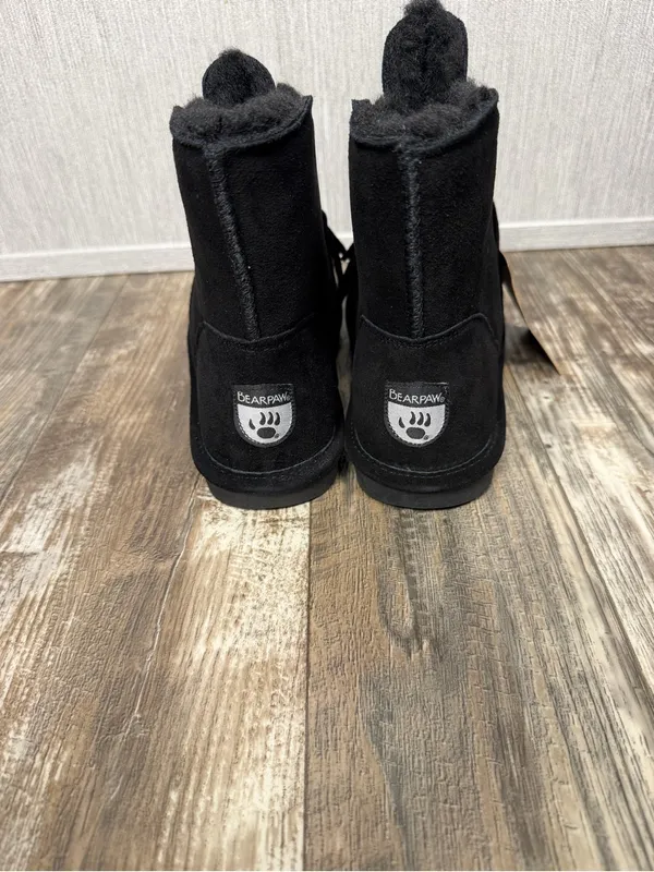 BearPaw Black Suede Tassel Ankle Boot Size 7 - Image 16
