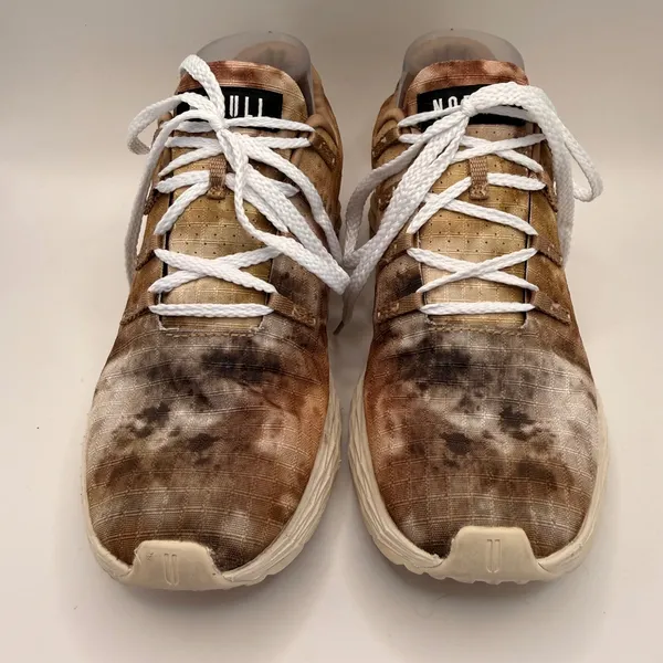 NOBULL Ripstop Runner Brown Tan Tie Dye‎ Training Shoes Womens 7 Mens 5.5 - Image 4