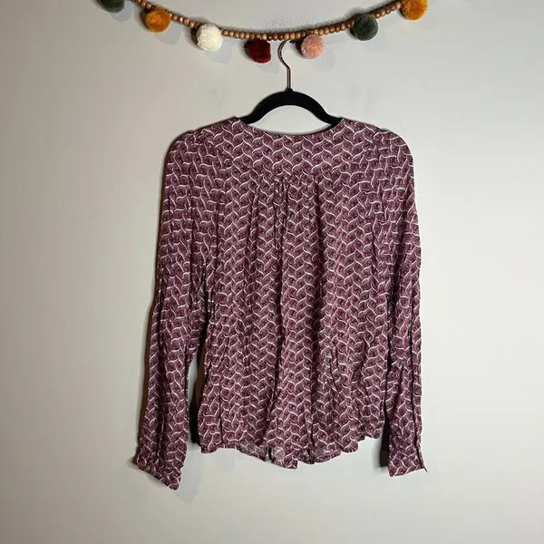 Anthropologie Maeve Orli Bibbed Button Down Top - Image 6