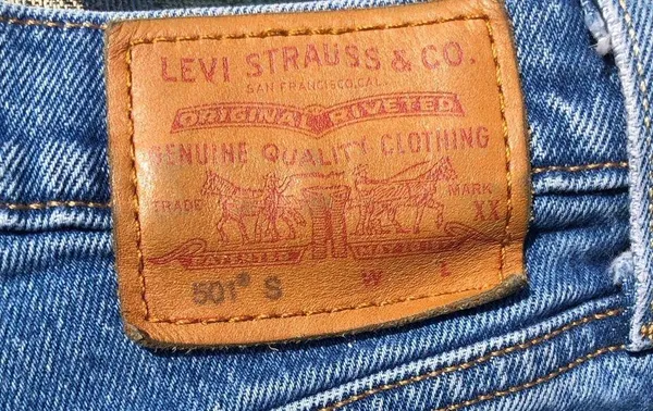 Levi’s Premium 501 Button Fly Jean Cut Off Shorts Light Wash High Rise 29 - Image 5