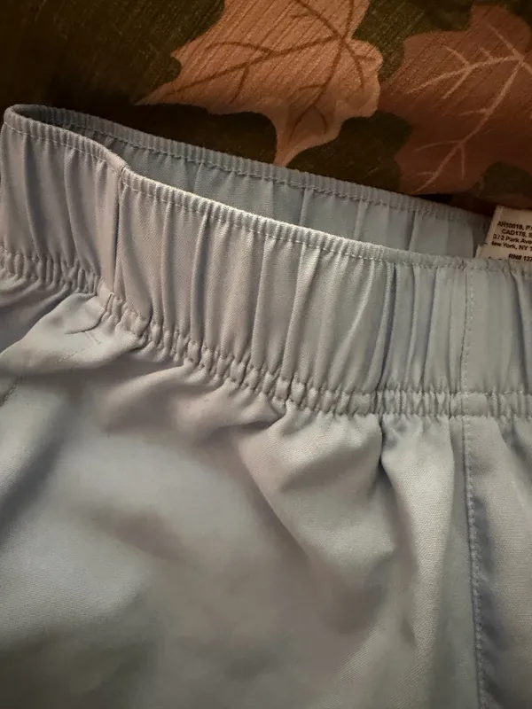 adidas boys Pale Blue Performance Athletic Shorts - Image 4