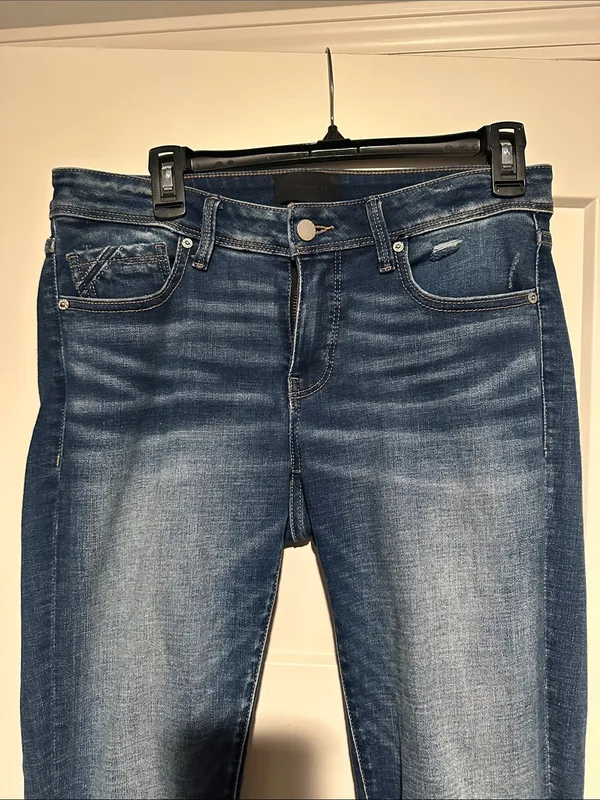 Buckle Black Slim Fit Dark Blue Stretch Jeans - Image 2