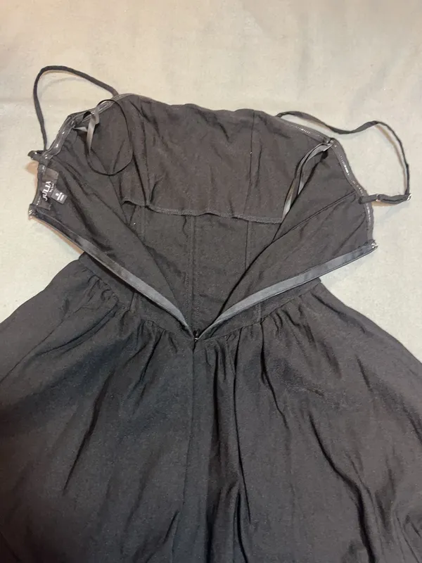 Julia by Love J Black Corset Style Mini Dress Size S - Image 6