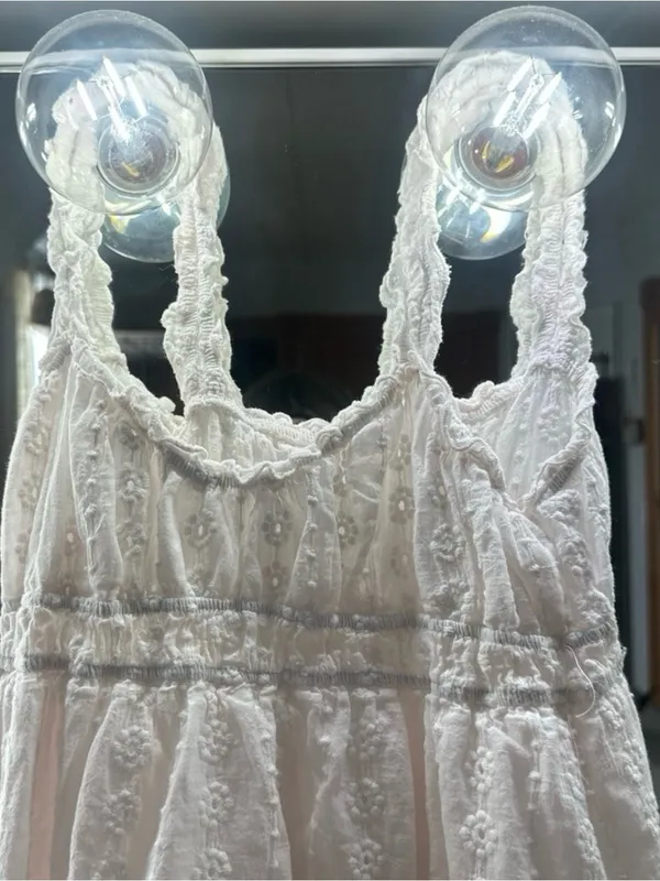 White floral dress (Ready To Ship) - Image 4