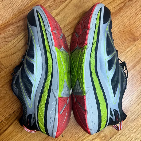 Hoka Stinson Lite Black Mesh Silver Size 12.5M NO BOX - Image 3