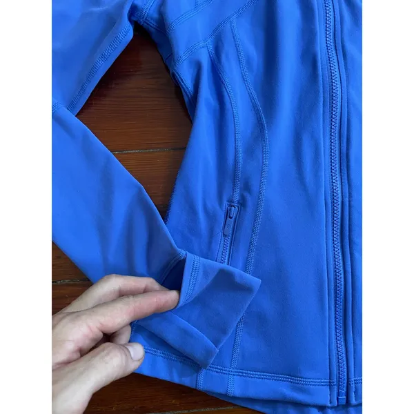 Lululemon NWT Define Jacket Luon Periwinkle Blue Size 4 Zip Up Yoga - Image 6