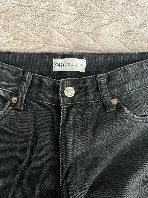 ZARA Cargo Jeans Black - Image 2