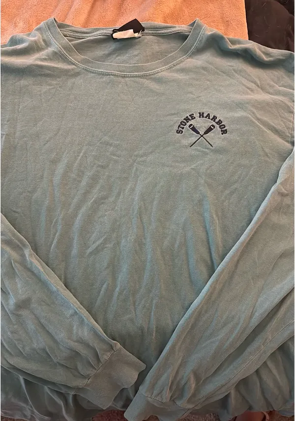Stone Harbor Long Sleeve Top Blue Size L - Image 2