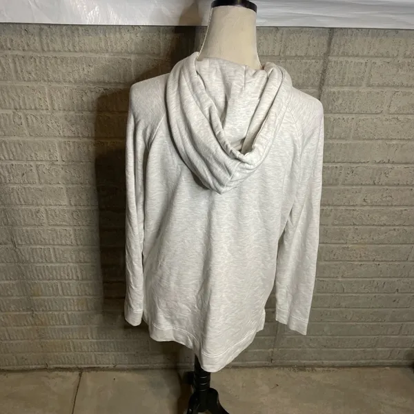 Gap Sweats Light Heather Gray Super Soft Oversized Drawstring Hoodie‎ Size Small - Image 5