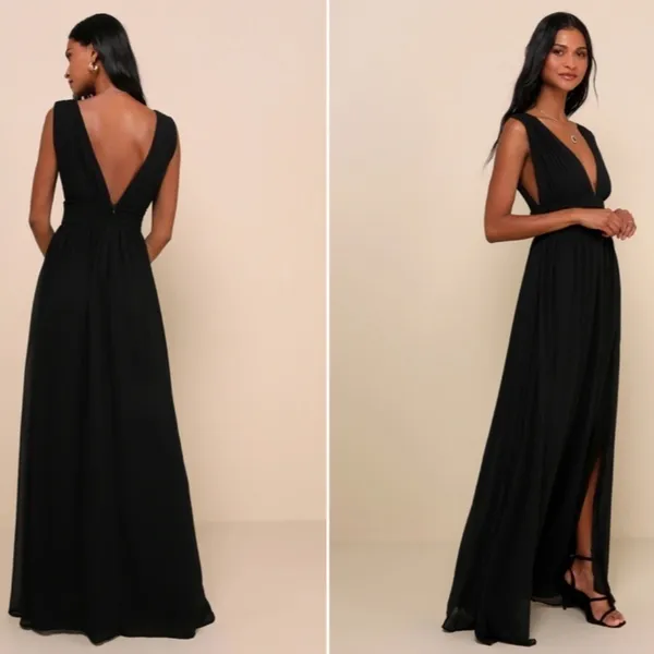 LULUS Prom Wedding Bridesmaid Flowy Romantic Heavenly Hues Maxi Dress NWOT - Image 3