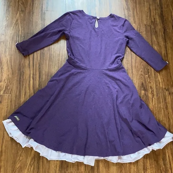 Matilda Jane purple queen of hearts dress size small‎ - Image 9