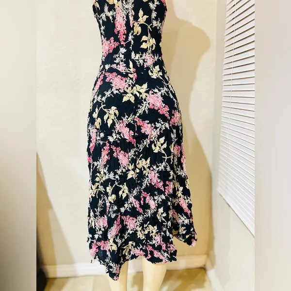 Vintage Starina women’s dress size L floral print - Image 9