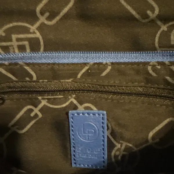 &merci Linea Pelle LP Blue handbag - Image 2