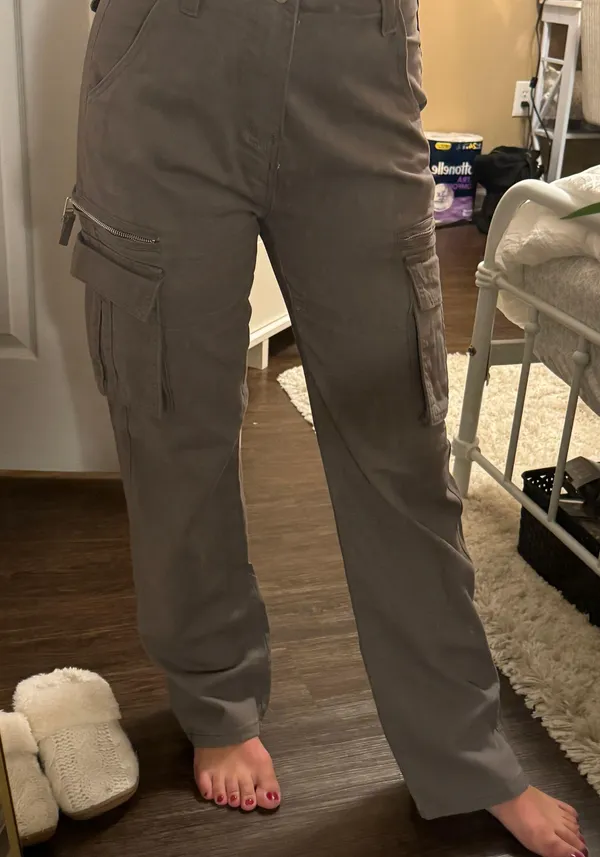Cargo Pants Gray Size 26 - Image 3