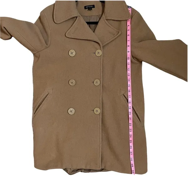 Britches For Women Camel Wool Double Breasted Peacoat - Image 5