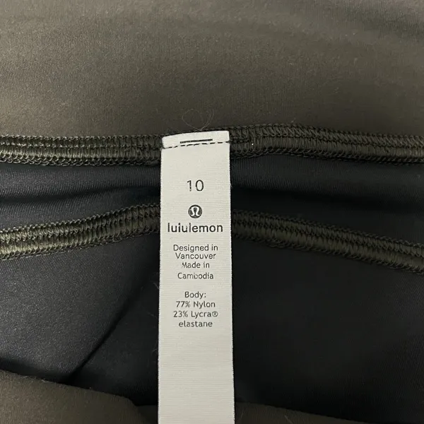 Lululemon Invigorate High Rise Tight 25” Leggings In Dark Olive Women’s Size 10 - Image 10