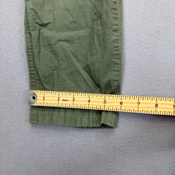 Vuori Ripstop Pant Army Green VW401 Stretch Cotton Cargo‎ Hiking Size Medium - Image 6