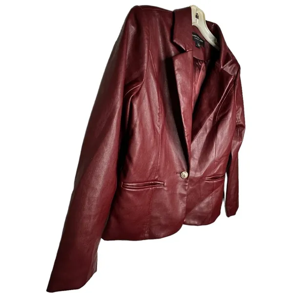 Marc New York‎ Vegan Leather Blazer - Image 3