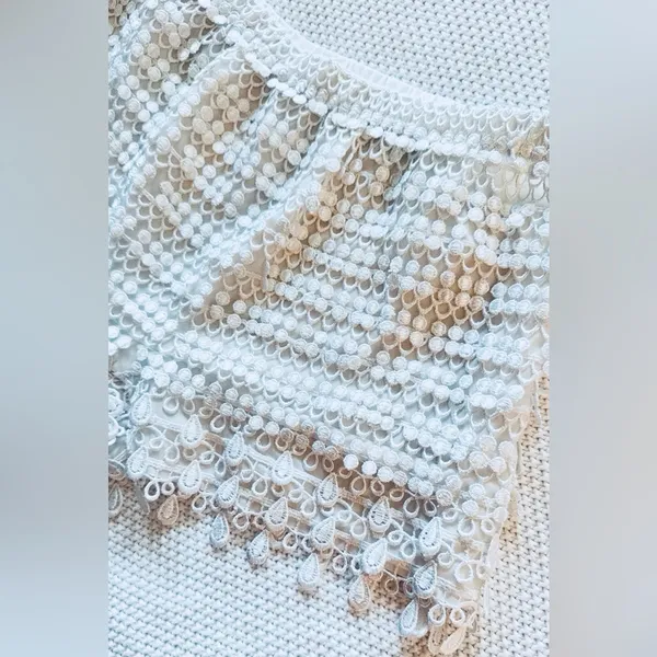 LULU’S Sassy White Lace Shorts 10” - Image 10