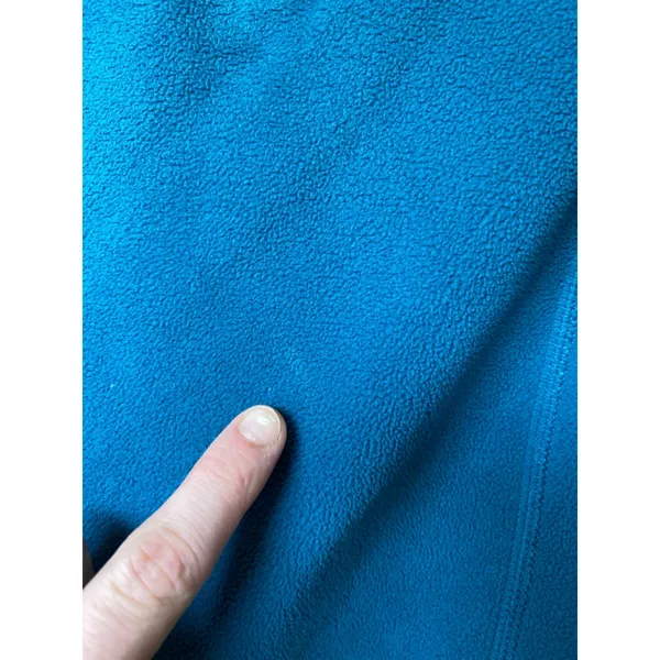 North Face Fleece Pullover Granola Teal Hiking Outdoor Alpine Cozy Autumn Winter - Image 7