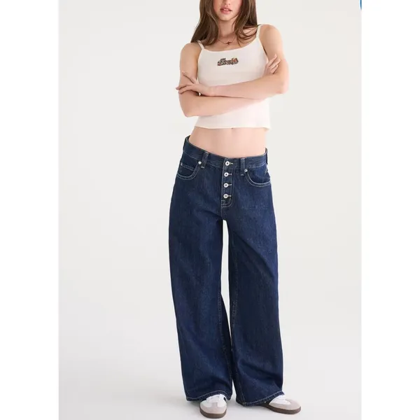 Deja Clark for Aeropostale Jeans Low Rise Super Baggy - Image 6