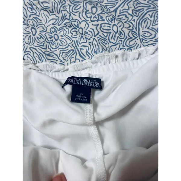 NWT Wild Fable White Ruffled Skort Drawstring Tiered Size XL Women Lightweight - Image 4
