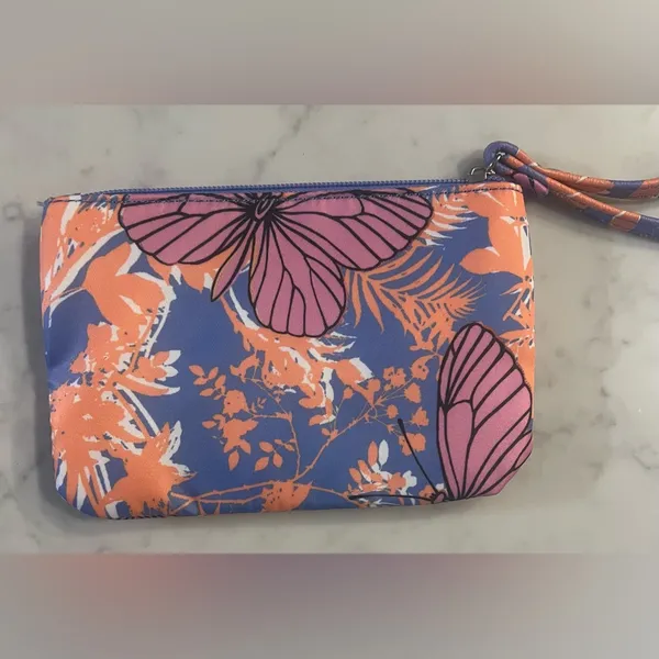 New Betsey Johnson Butterfly Quilted Backpack with Wristlet Set - Image 3