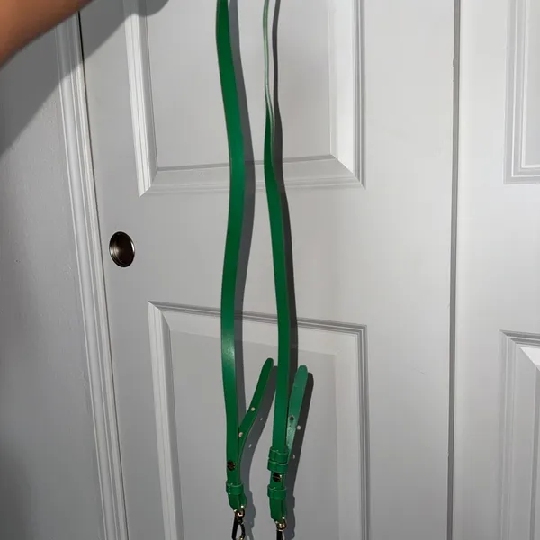 Green Leather Women's Bag - Image 5