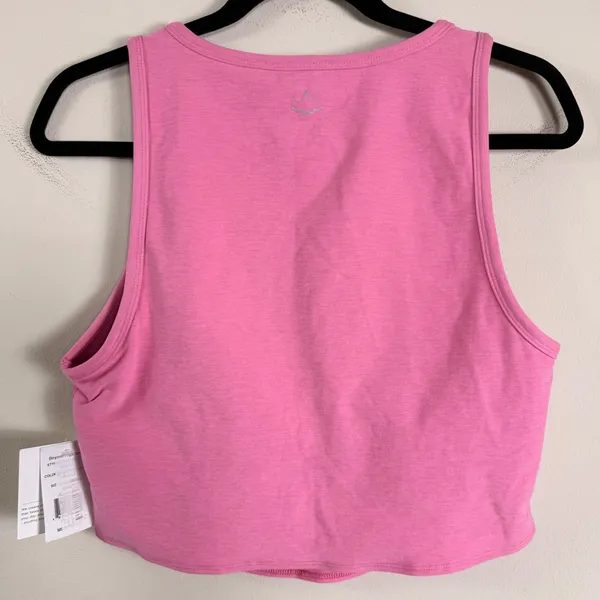 Beyond Yoga Spacedye Motivation Cropped Tank Pink SD4640 Womens Large NEW - Image 2