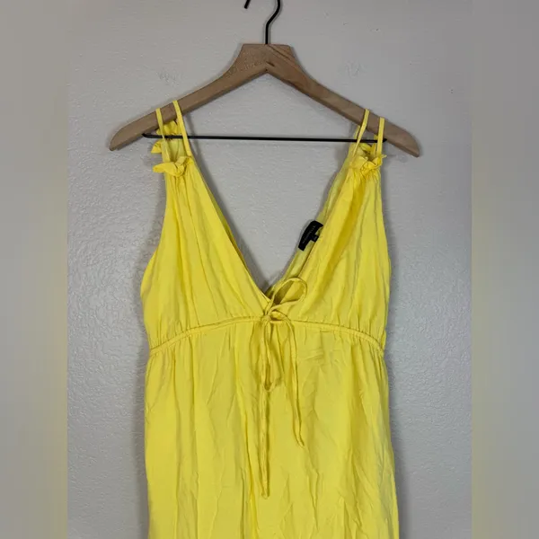 Majorelle Esther Midi Dress in Canary Yellow size Small $215 - Image 5