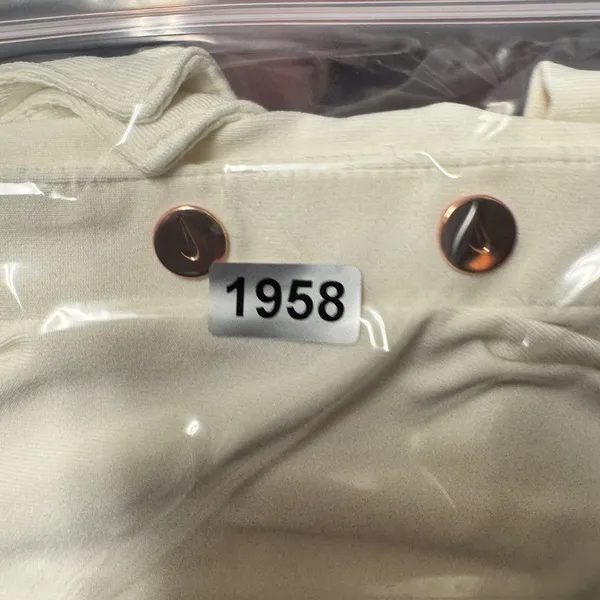 1958 | Nike Golf Dri-FIT Performance Athletic Polo Shirt White Womens M‎ Sporty - Image 8