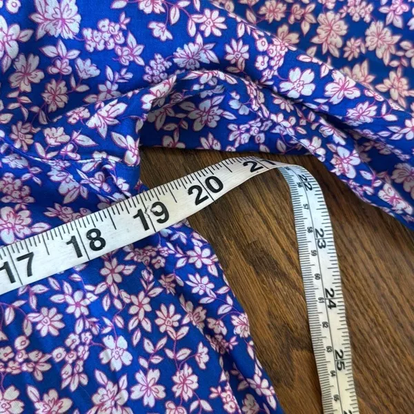 J.crew floral ruffle sleeve long sleeve blouse mp - Image 8