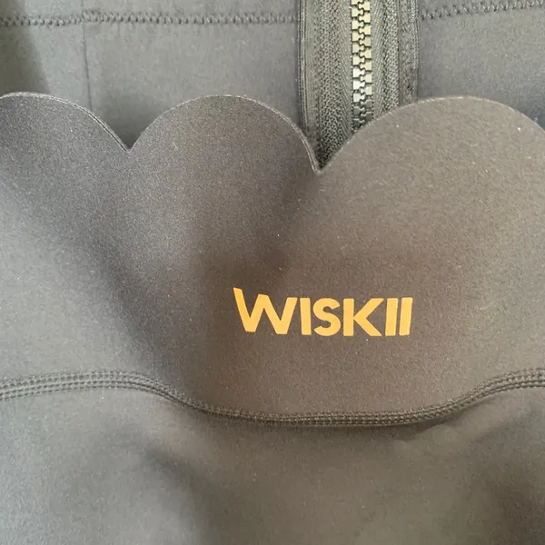 WISKII Long Sleeve Zip Front Swimsuit One Piece Black Lux Surf Womens New Large - Image 14