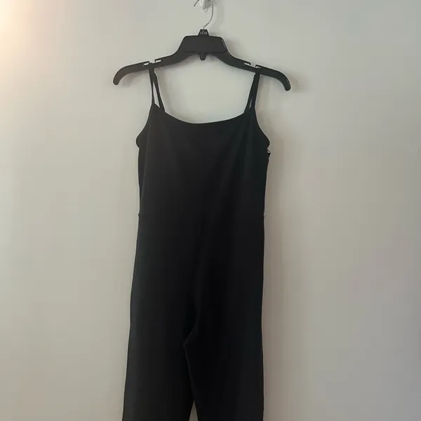 Aritzia Wilfred Free Black Wide Leg Jumpsuit Onesie Size M - Image 2
