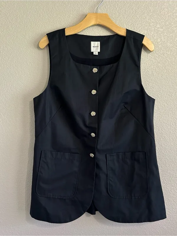 Maeve Button Front Vest - Image 5