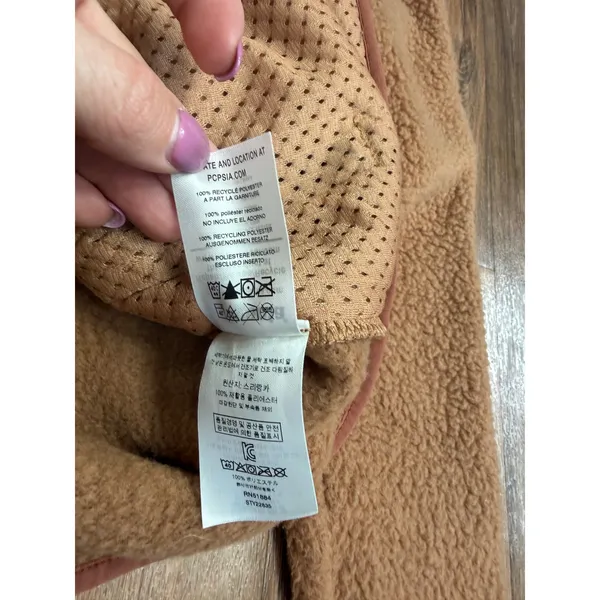 Patagonia Retro Pile Marsupial Fleece Pullover Bearfoot Tan Brown Medium 22835 - Image 5