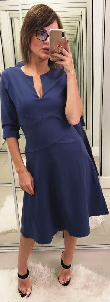 Shapeline A+ Dress in Navy - Image 5