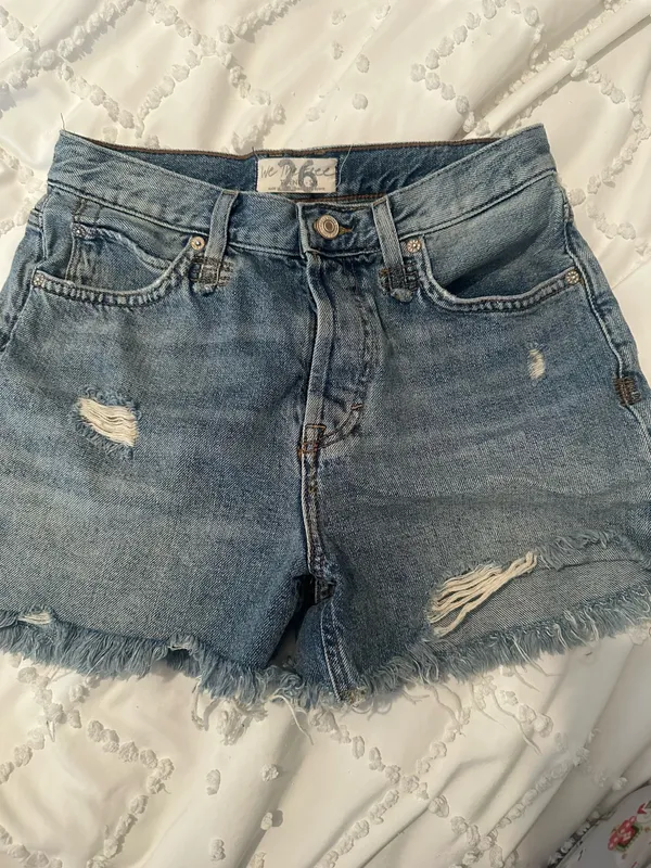We The Free Free People Denim Shorts - Image 2