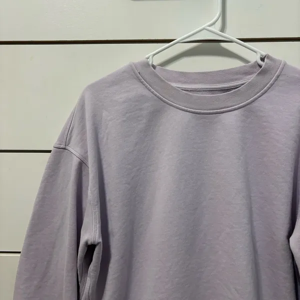 Lululemon Perfectly Oversized Crew Light Lavender - Image 9